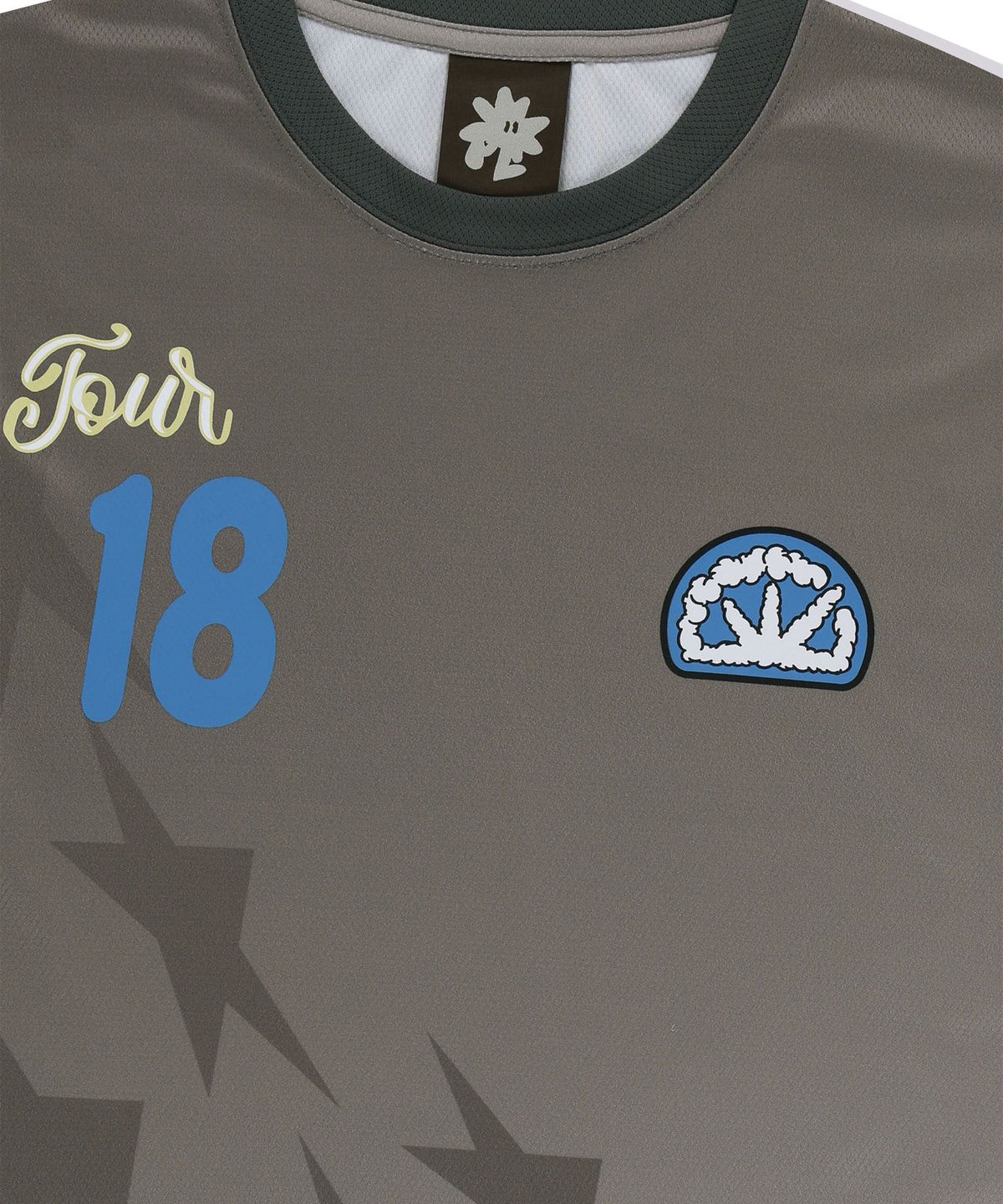 썬러브투어(SUNLOVETOUR) Stars Jersey Tee Brown