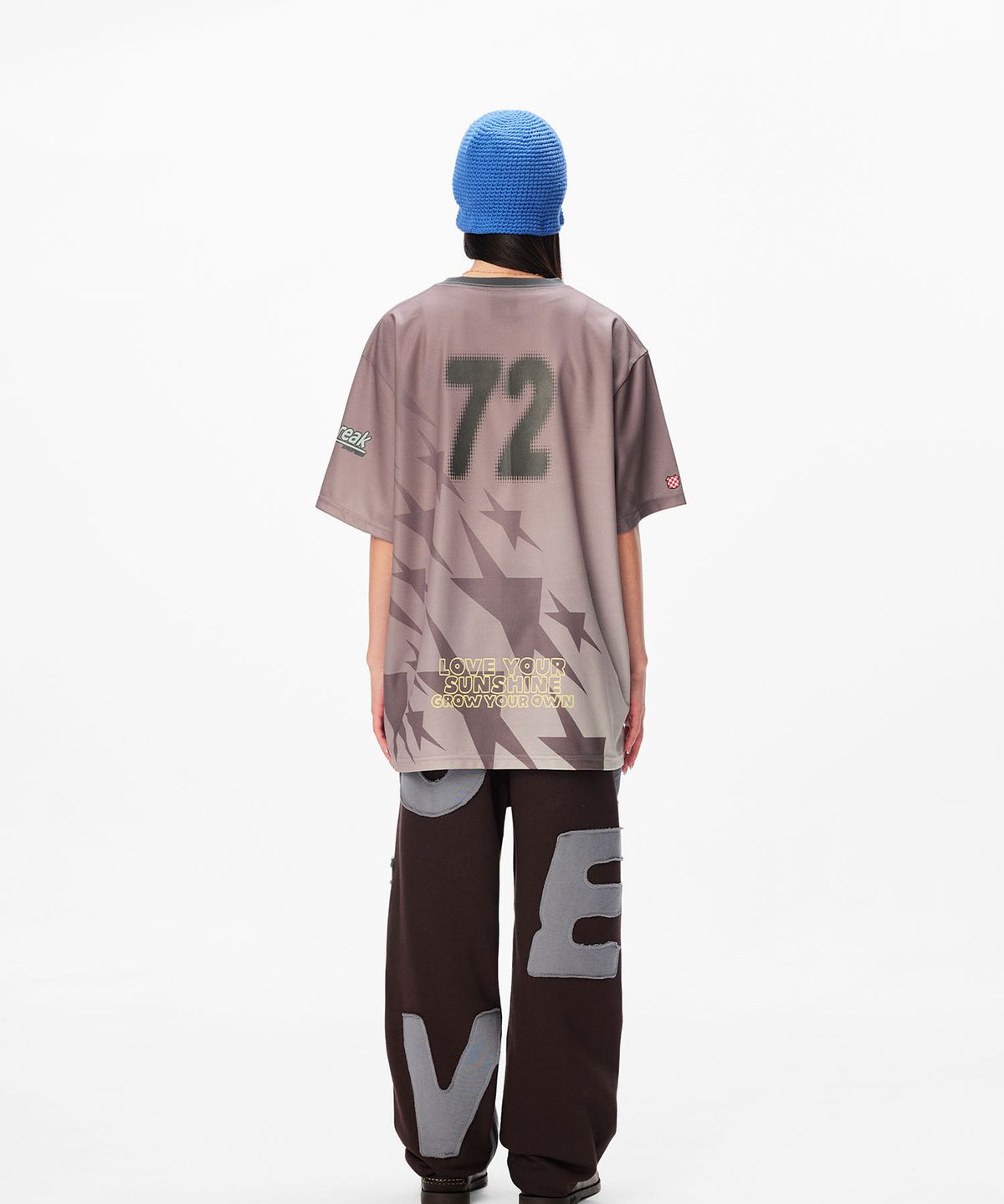 썬러브투어(SUNLOVETOUR) Stars Jersey Tee Brown