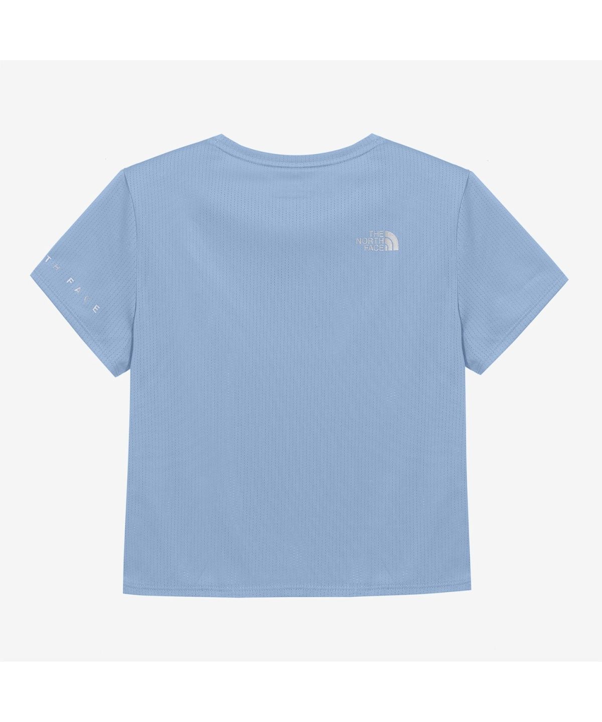 노스페이스(THE NORTH FACE) NT7UR35M 화이트라벨 여성 벤트런 반팔 라운드티_POWDER BLUE