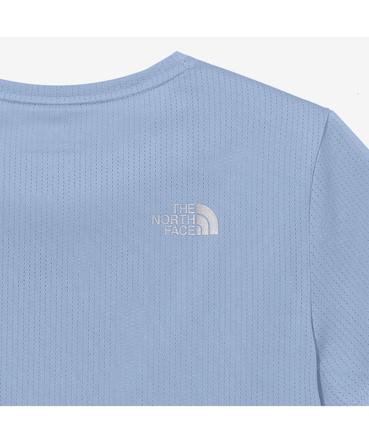 노스페이스(THE NORTH FACE) NT7UR35M 화이트라벨 여성 벤트런 반팔 라운드티_POWDER BLUE