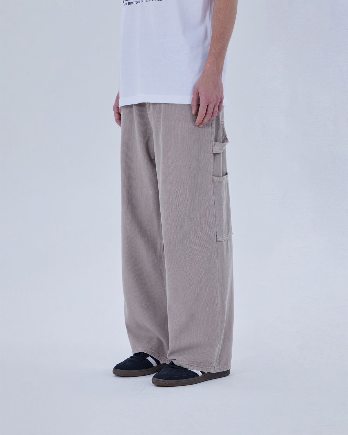 디스펑트(DYSFUNCT) KEY RING COTTON PANTS(MOCHA)