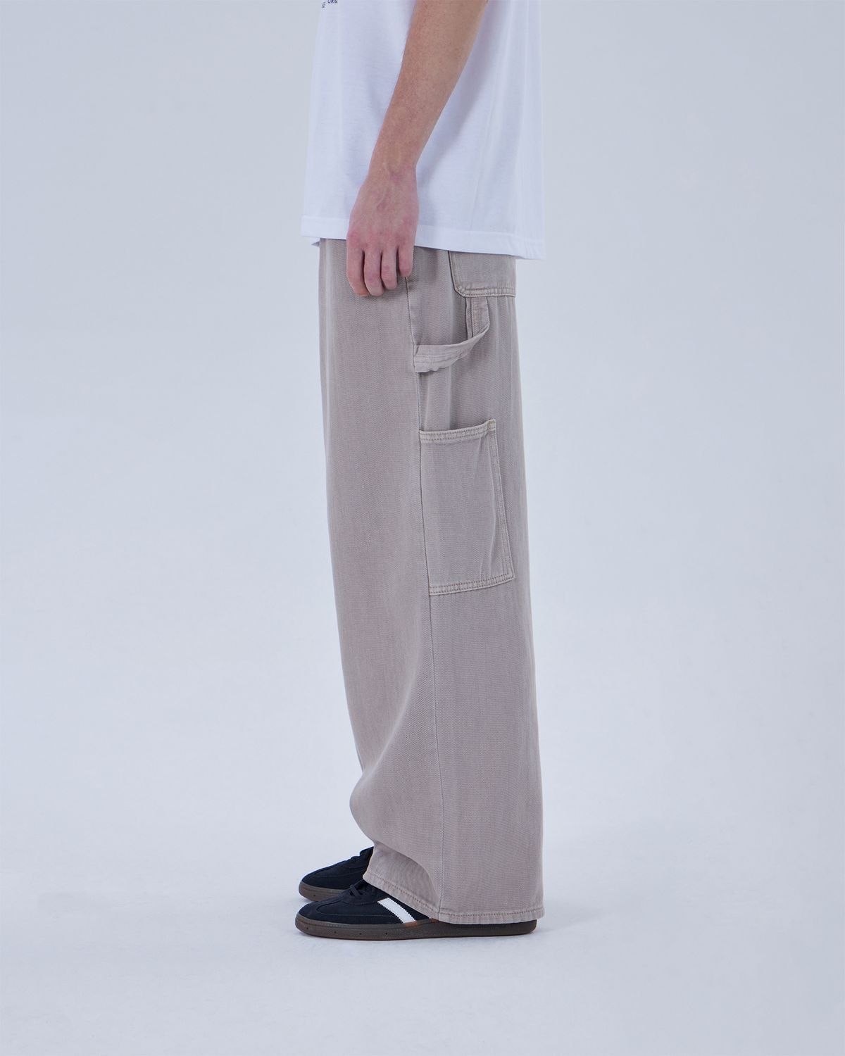 디스펑트(DYSFUNCT) KEY RING COTTON PANTS(MOCHA)