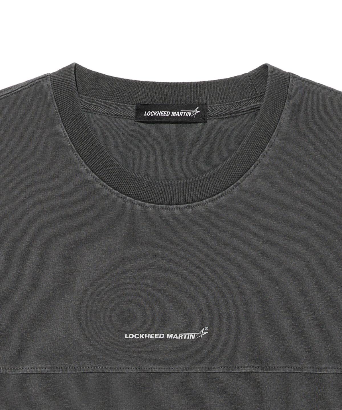 록히드마틴(LOCKHEED MARTIN) LOGO DYEING T-SHIRTS (CHARCOAL)