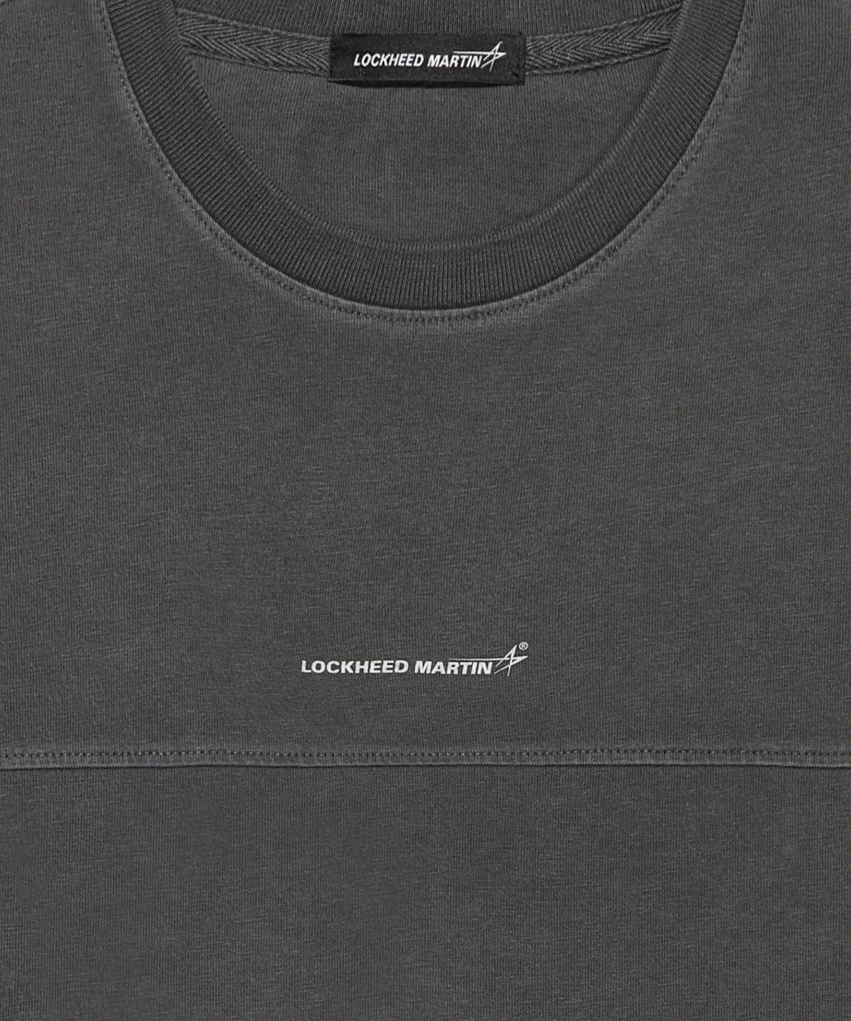 록히드마틴(LOCKHEED MARTIN) LOGO DYEING T-SHIRTS (CHARCOAL)