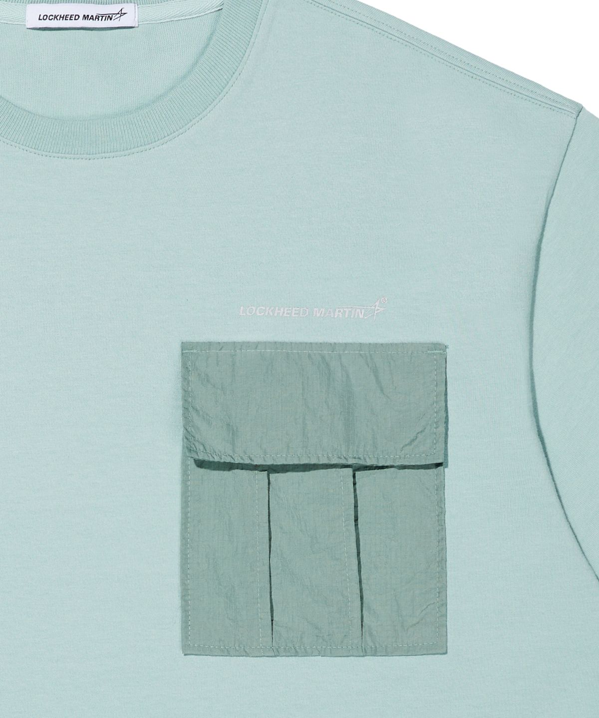 록히드마틴(LOCKHEED MARTIN) WOVEN POCKET T-SHIRTS (MINT)