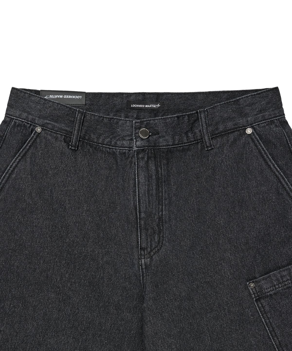 록히드마틴(LOCKHEED MARTIN) DENIM SHORTS (BLACK)
