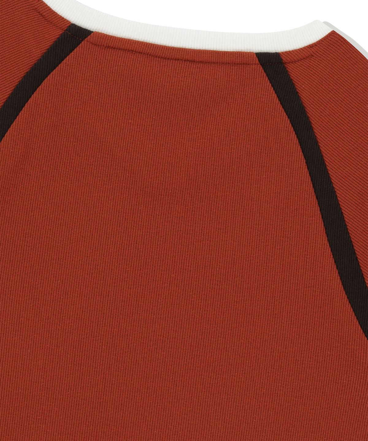 썬러브투어(SUNLOVETOUR) W Ribbed SUN Tee Red