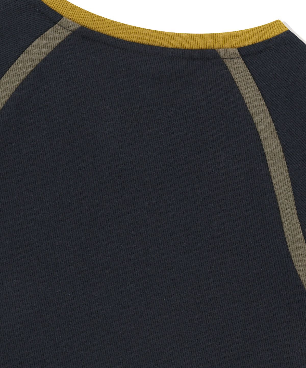썬러브투어(SUNLOVETOUR) W Ribbed SUN Tee Navy