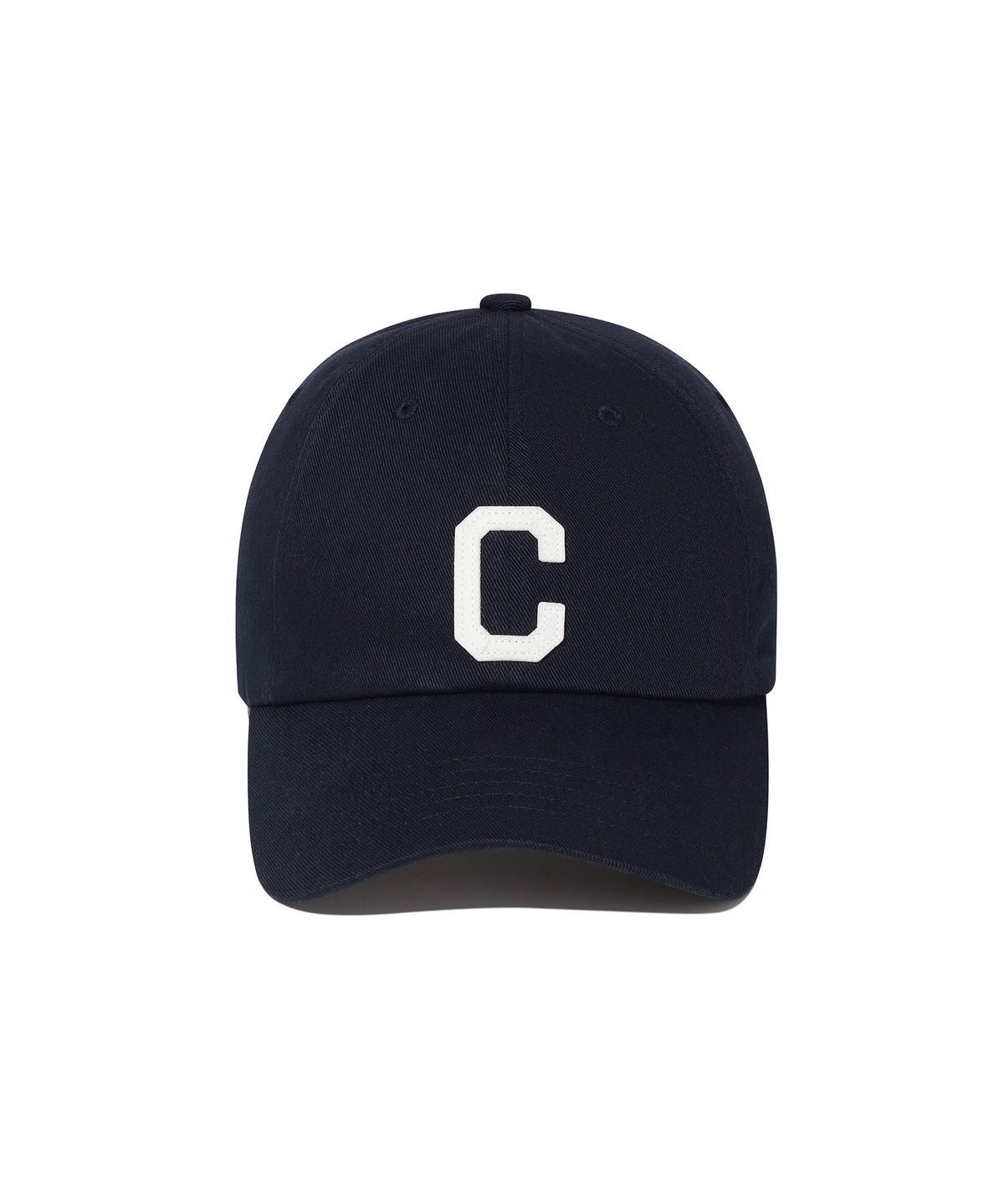 커버낫(COVERNAT) [코지 핏] 워싱 C로고 B.B캡 Dark Navy
