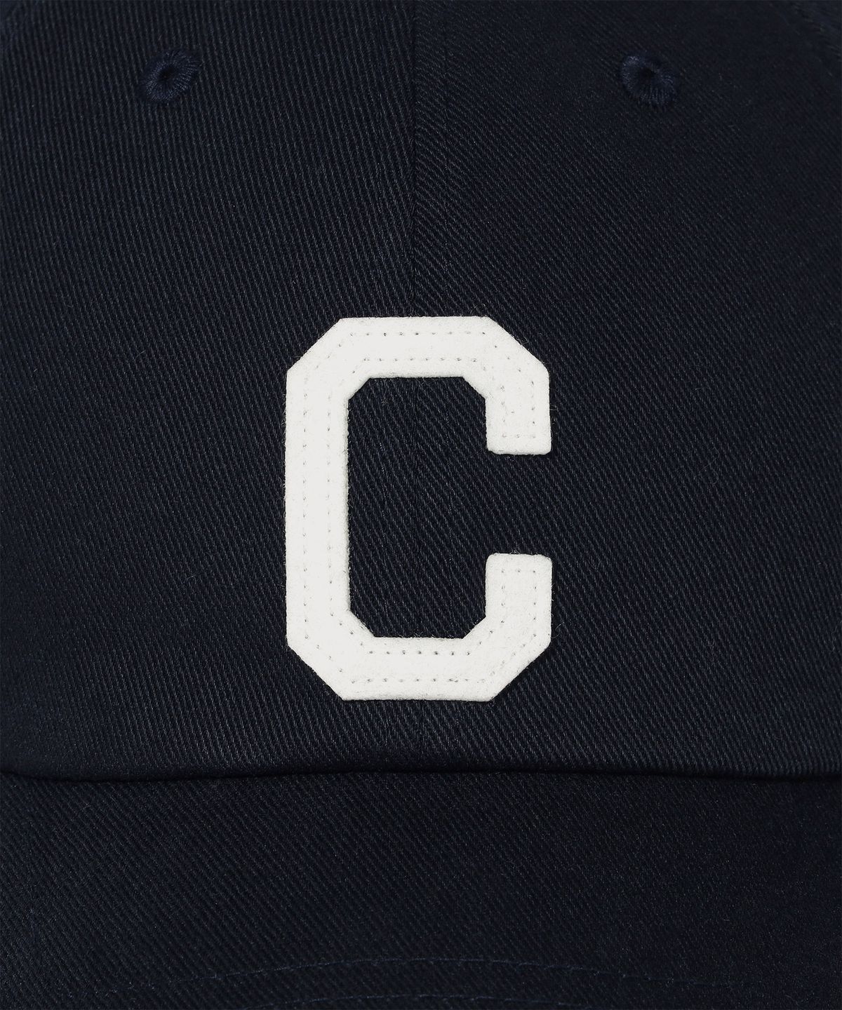 커버낫(COVERNAT) [코지 핏] 워싱 C로고 B.B캡 Dark Navy
