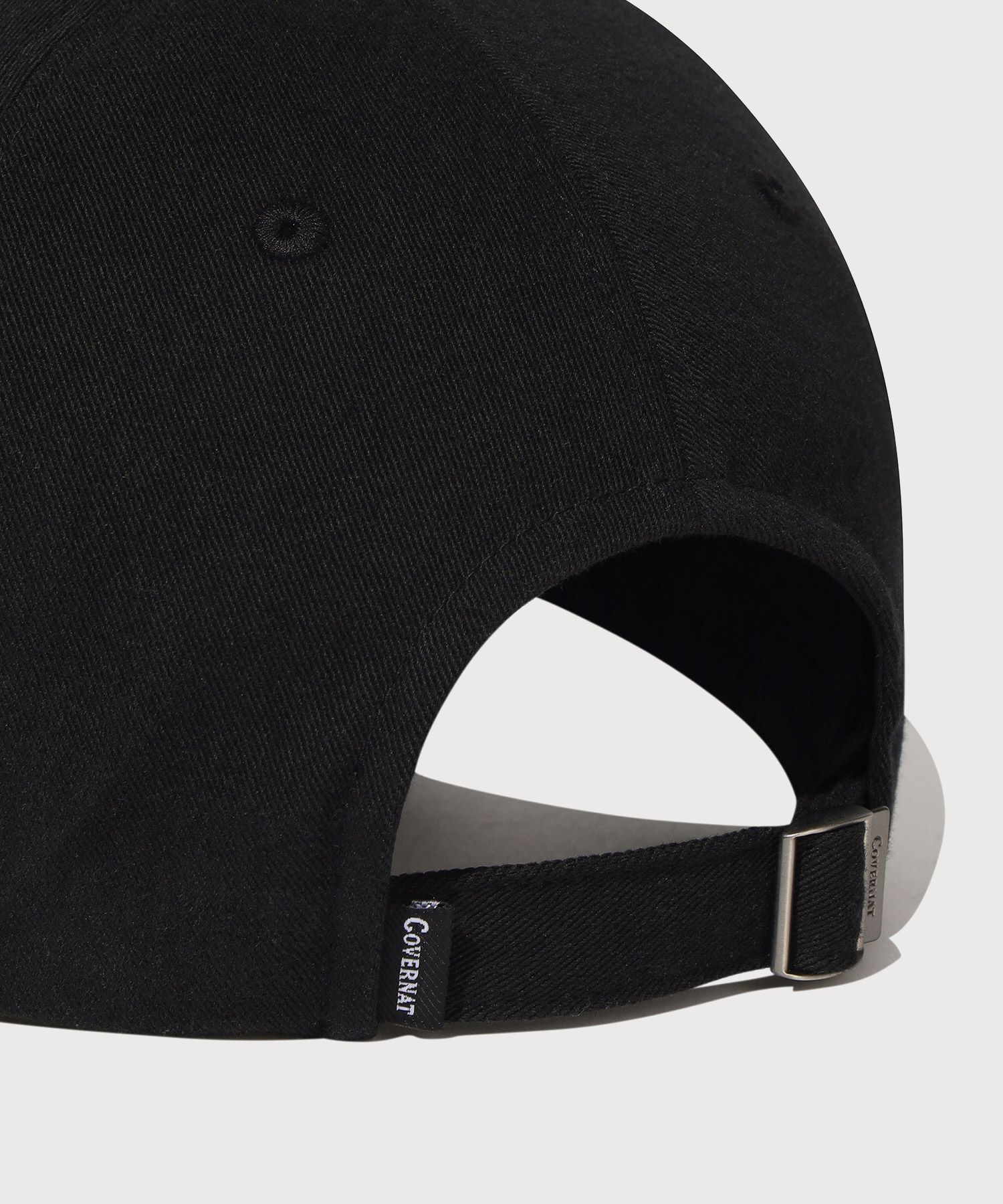 MUSINSA | COVERNAT [Cozy Fit] Washing C Logo BB Cap Black