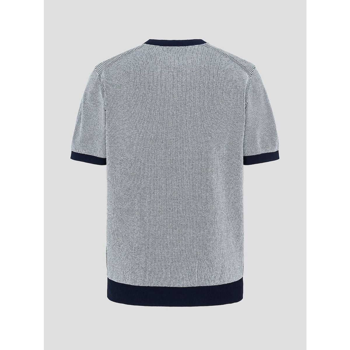 빈폴 멘(BEANPOLE MEN) [빈폴솔솔니트] 투톤 텍스처 라운드 니트  네이비 (BC5351C31R)