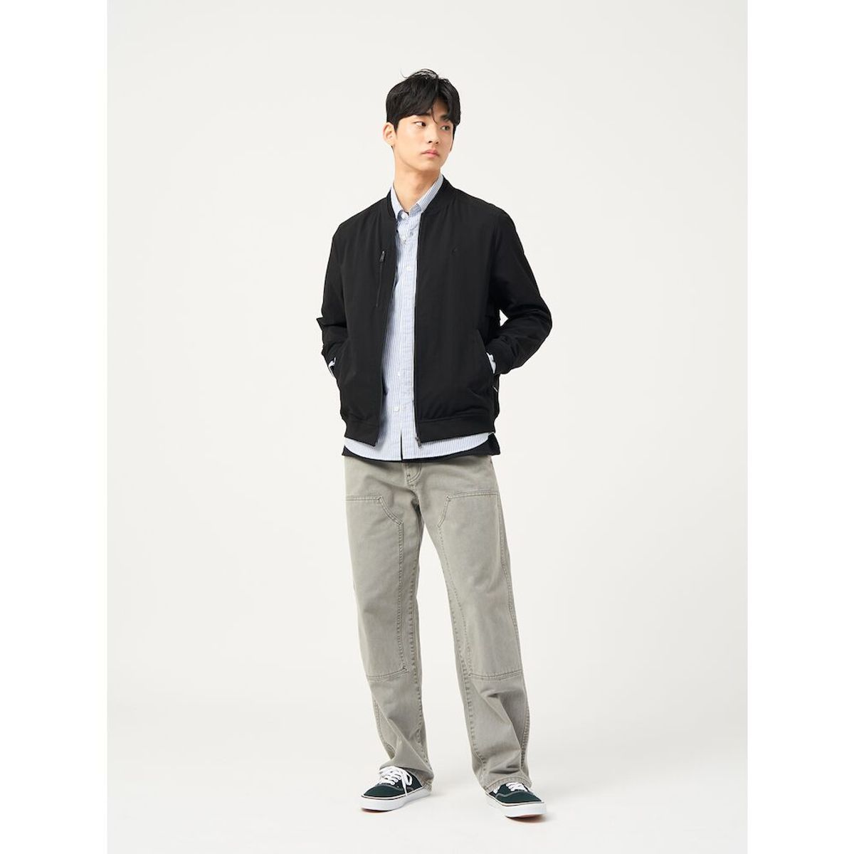 빈폴 멘(BEANPOLE MEN) 여름 숏 아우터  블랙 (BC5339C185)