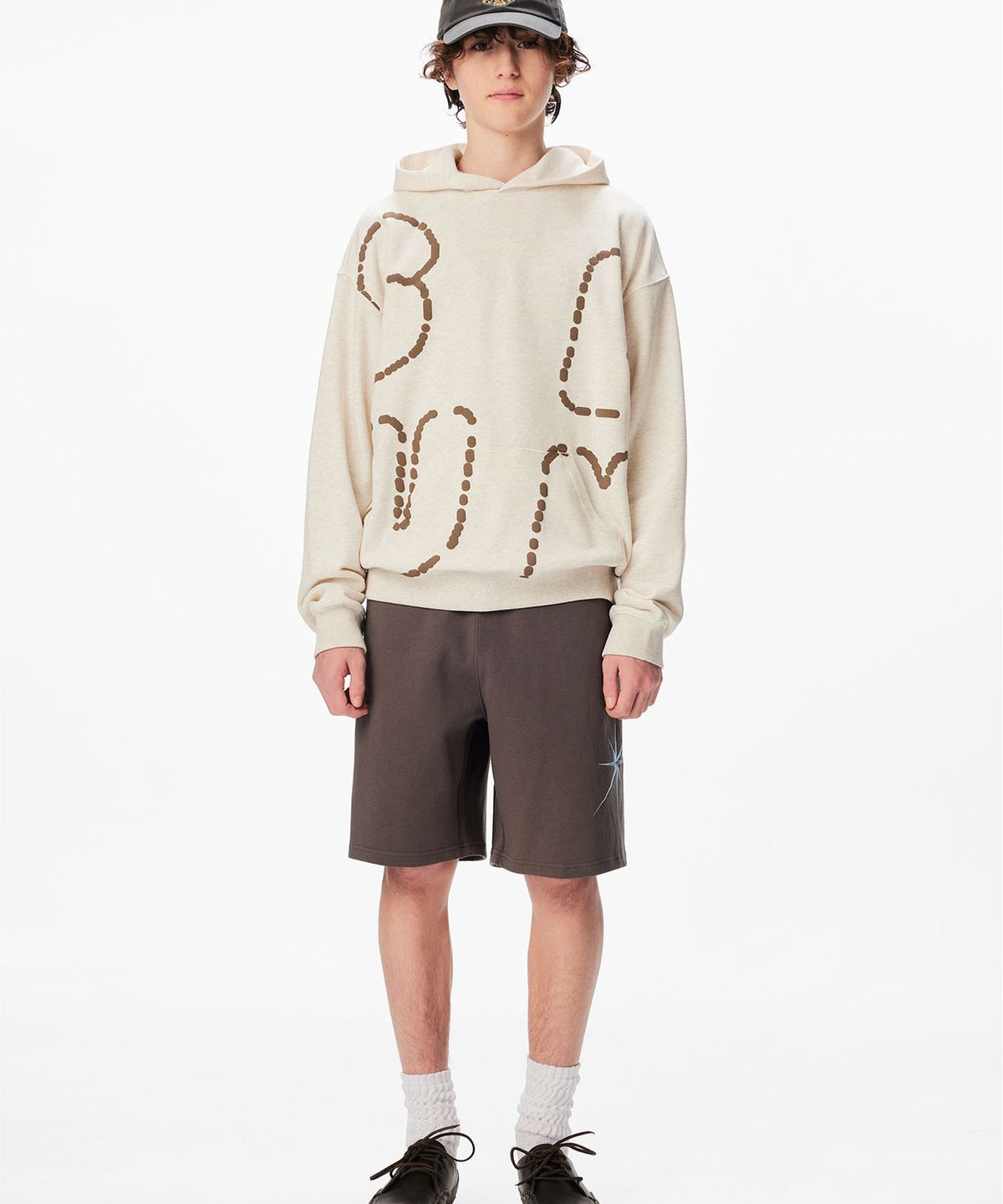 썬러브투어(SUNLOVETOUR) Sparkle Sweatshorts Brown