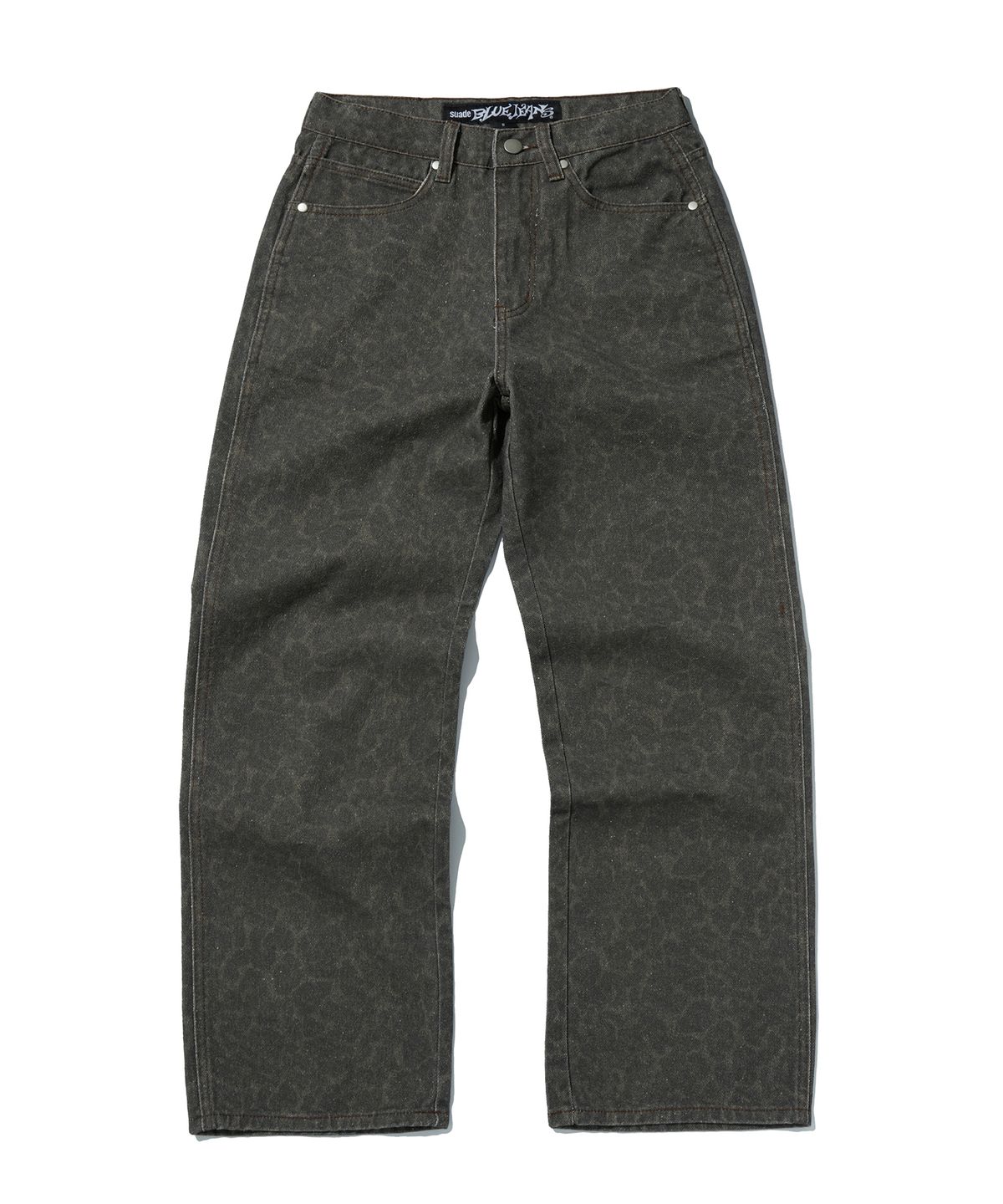 스웨이드(SUADE) LEOPARD JEAN [BLACK]
