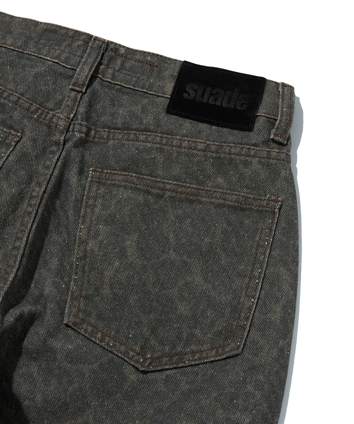 스웨이드(SUADE) LEOPARD JEAN [BLACK]