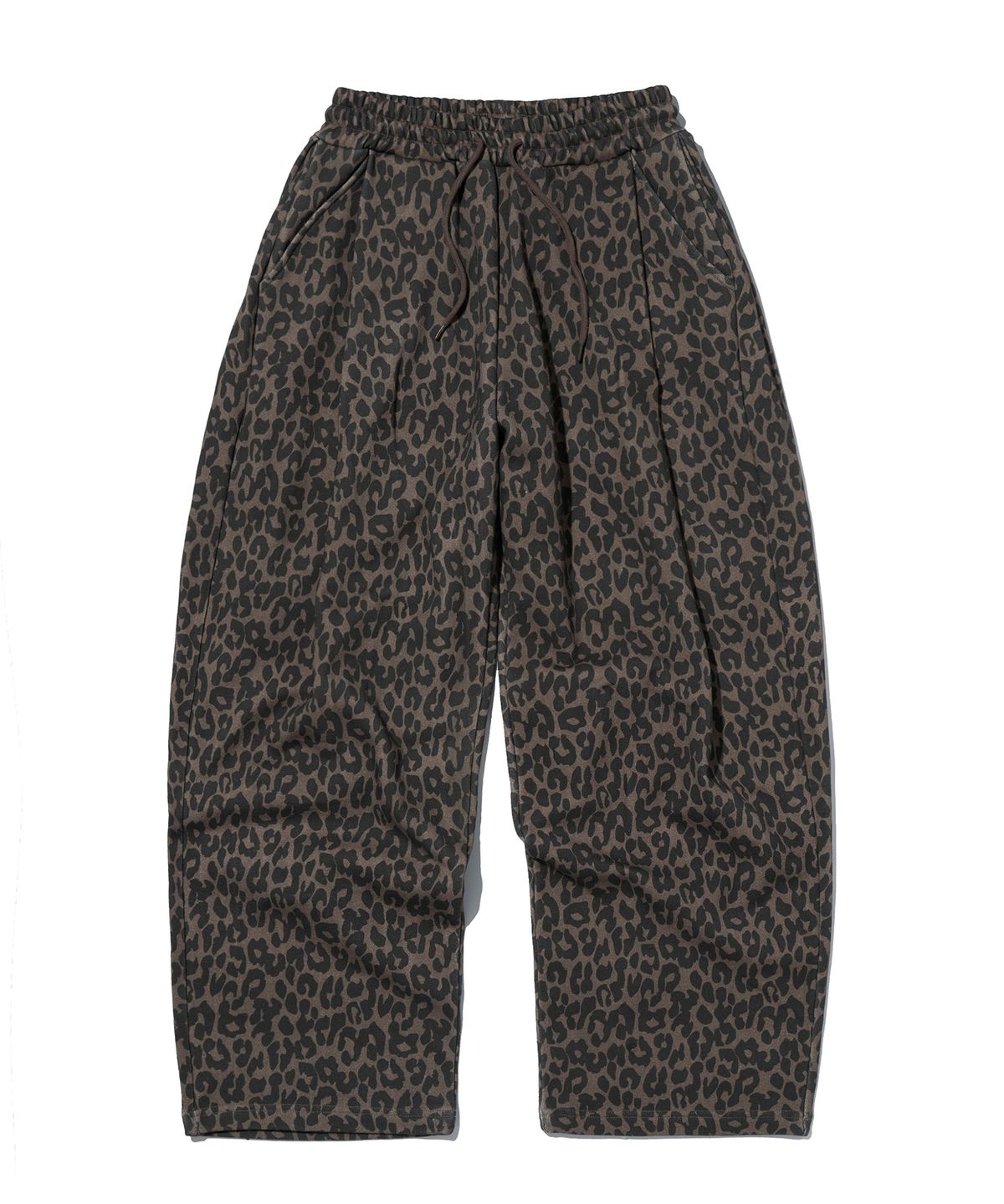스웨이드(SUADE) TWO TUCK LONG PANTS [LEOPARD]