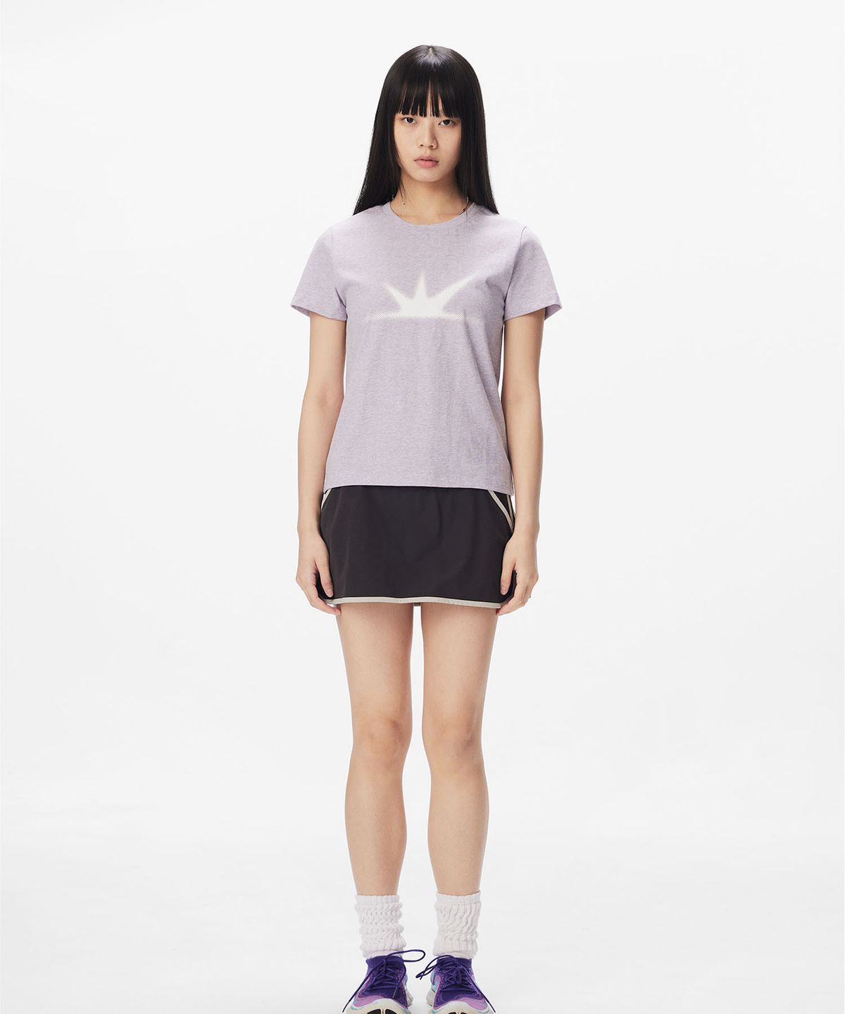 썬러브투어(SUNLOVETOUR) W Dry Fairway Skirt Charcoal