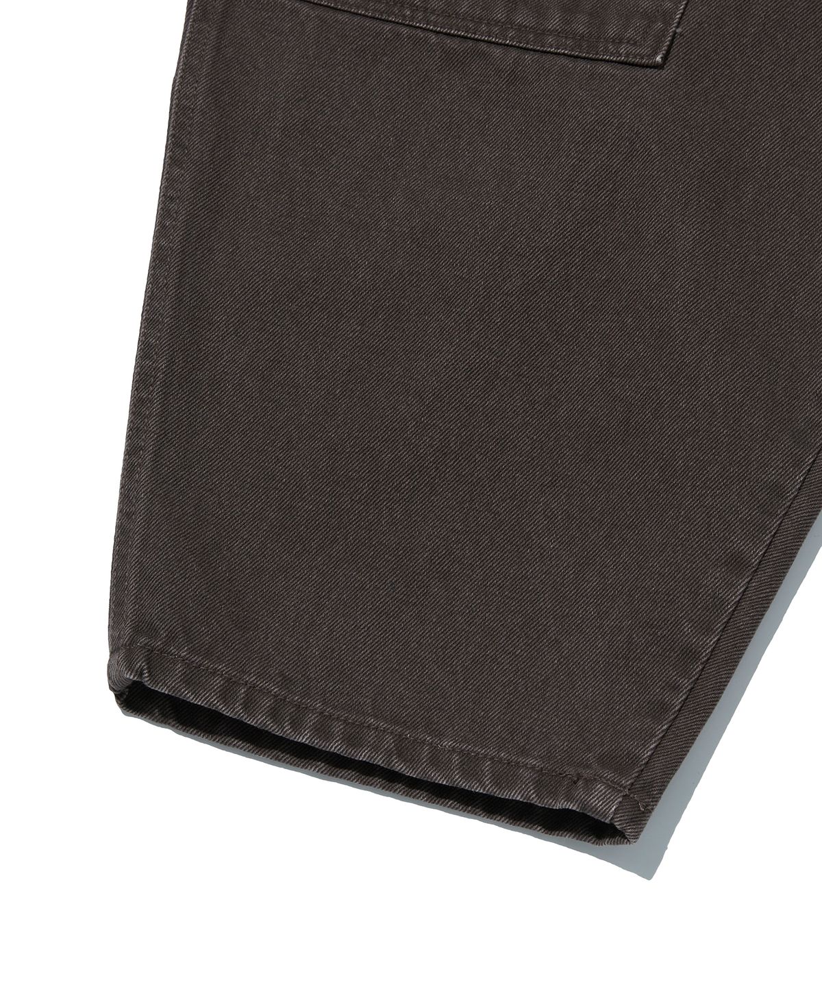 스웨이드(SUADE) CURVED DOUBLE KNEE PANTS [BROWN]