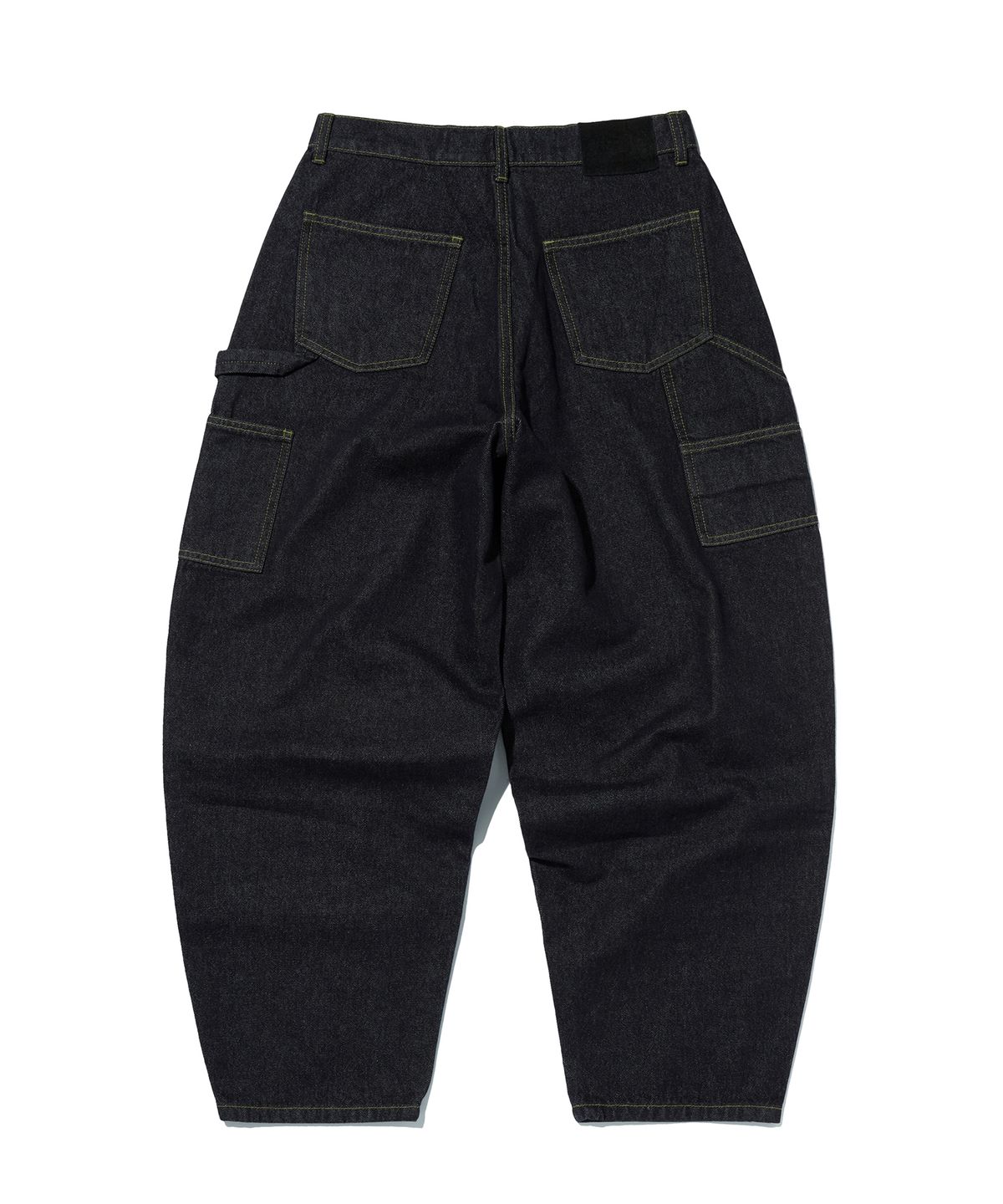 스웨이드(SUADE) CURVED DOUBLE KNEE PANTS [RAW INDIGO]