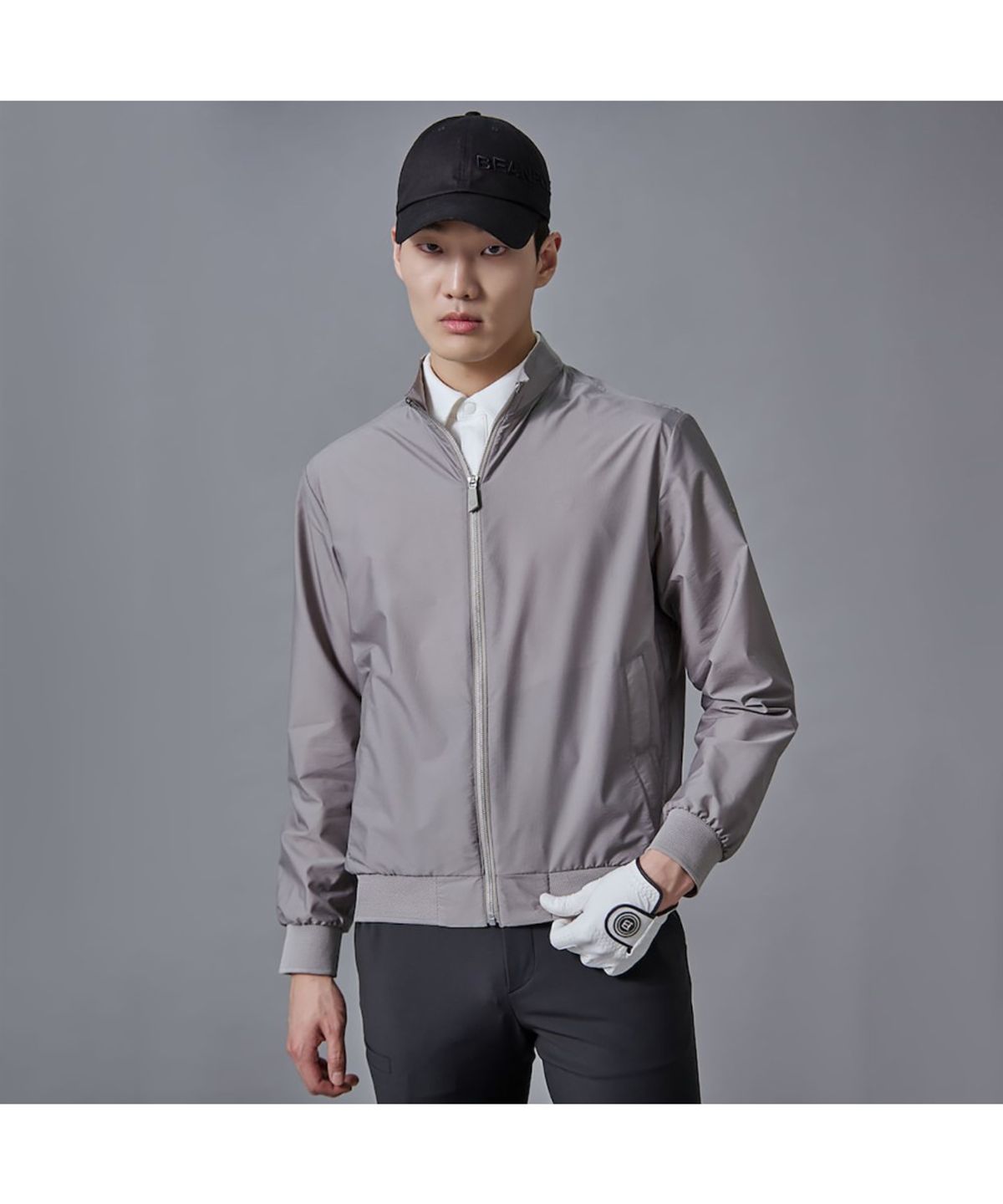 빈폴골프(BEANPOLE GOLF) 남성 경량 블루종  베이지