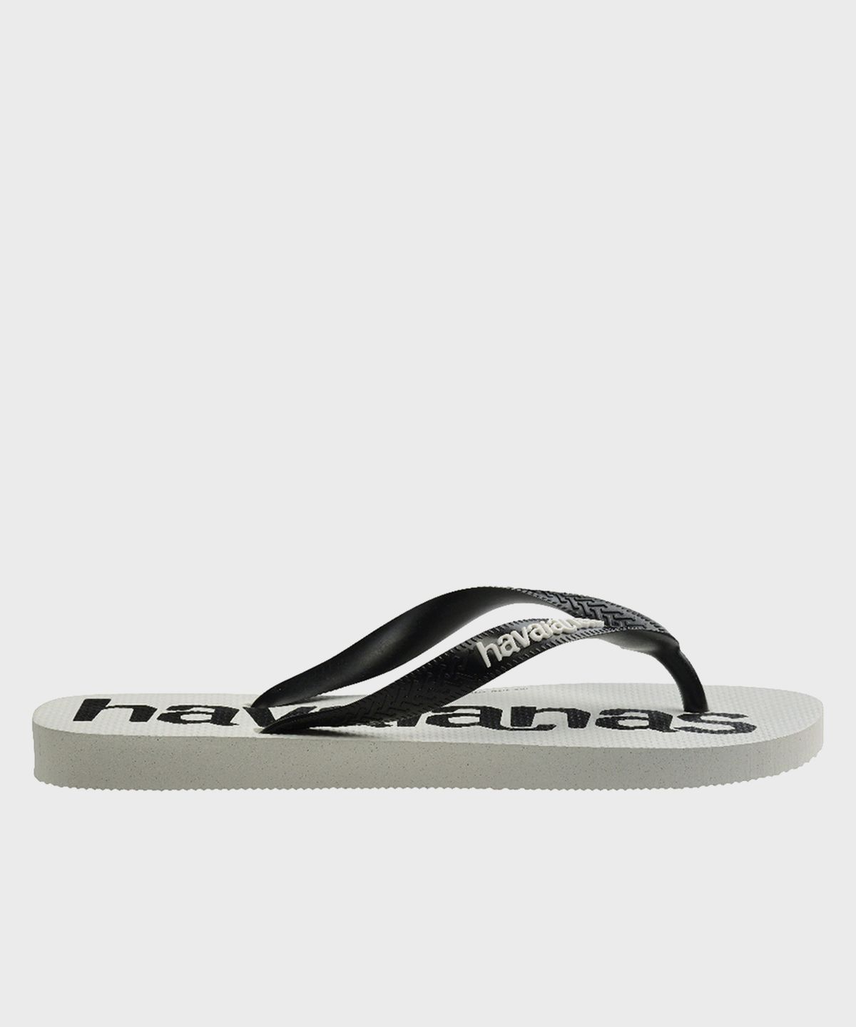 하바이아나스(HAVAIANAS) 탑 로고 마니아2 플립플랍 WHITE