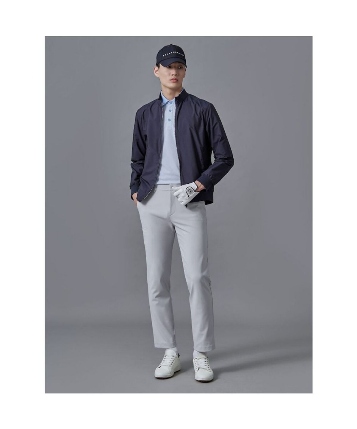 빈폴골프(BEANPOLE GOLF) 남성 경량 블루종  네이비
