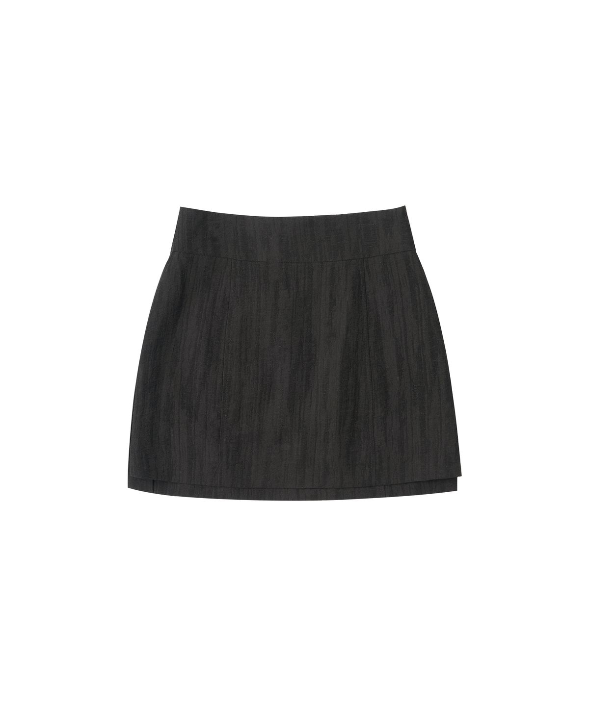 반원 아틀리에(VANONE ATELIER) P3236 리넨 마블링 스커트_Black