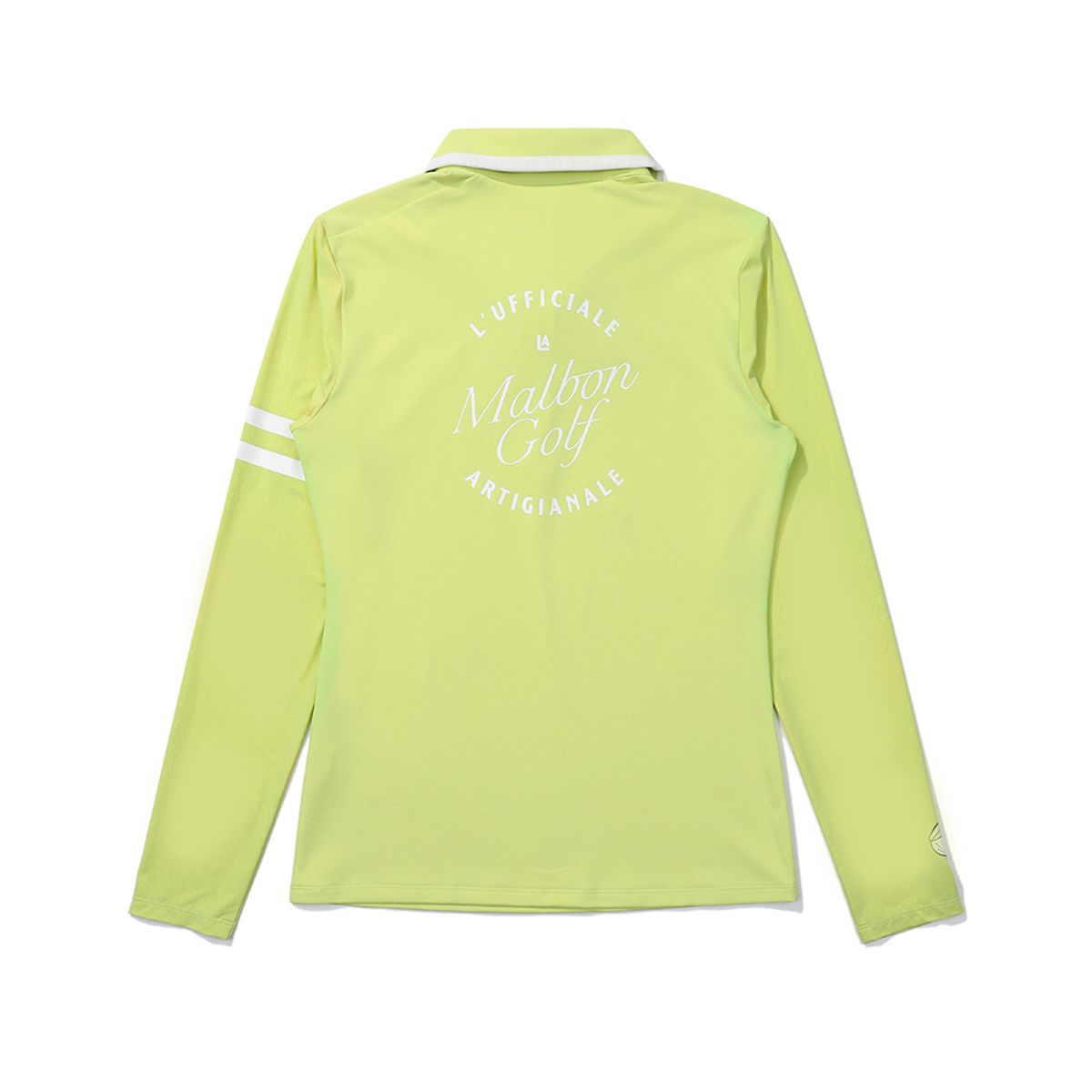 말본 골프(MALBON GOLF) 냉감 하이브리드 긴팔 티셔츠 LIME (WOMAN)