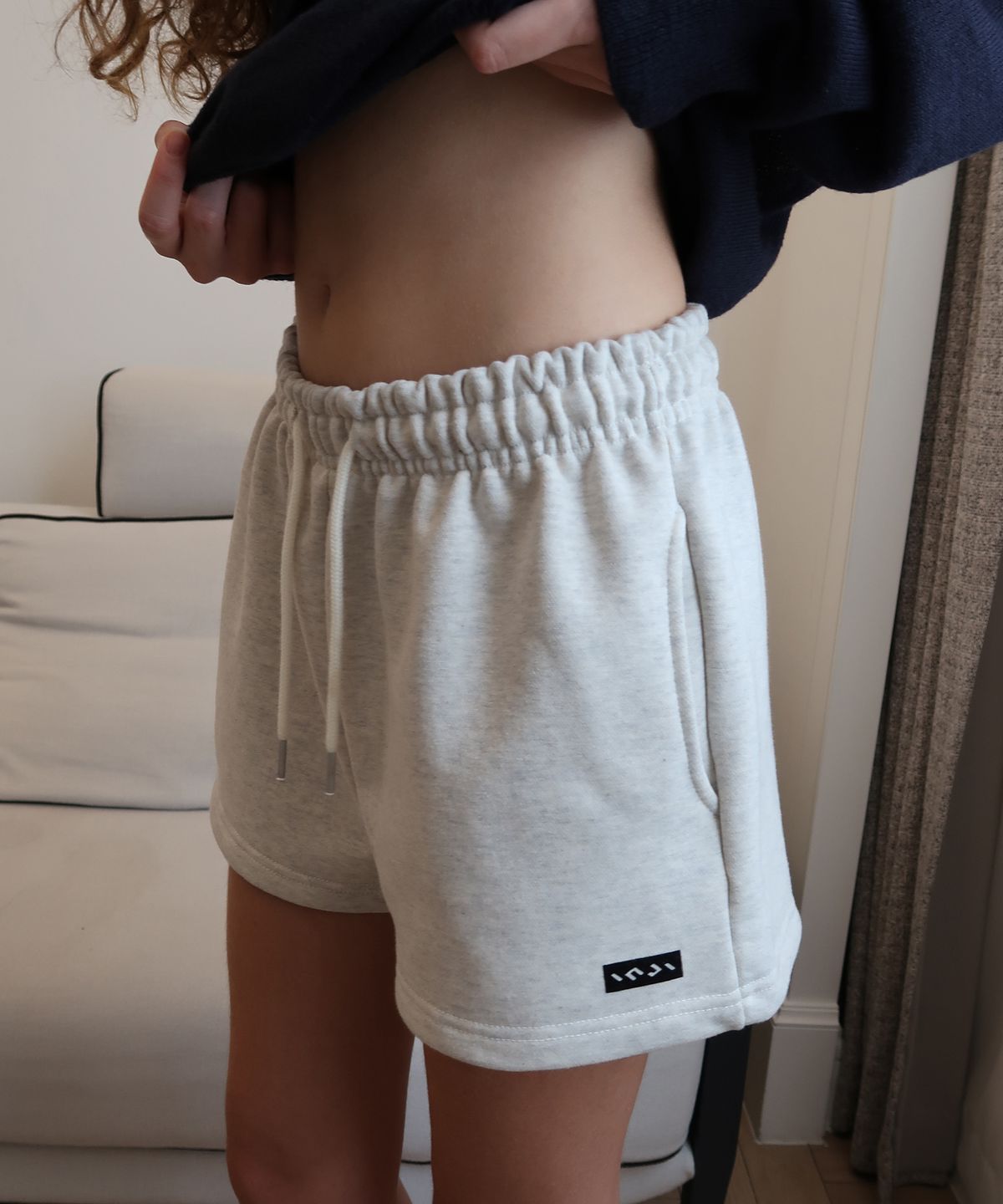 인지액티브(INJIACTIVE) Cotton Soft Banding Shorts 오트밀