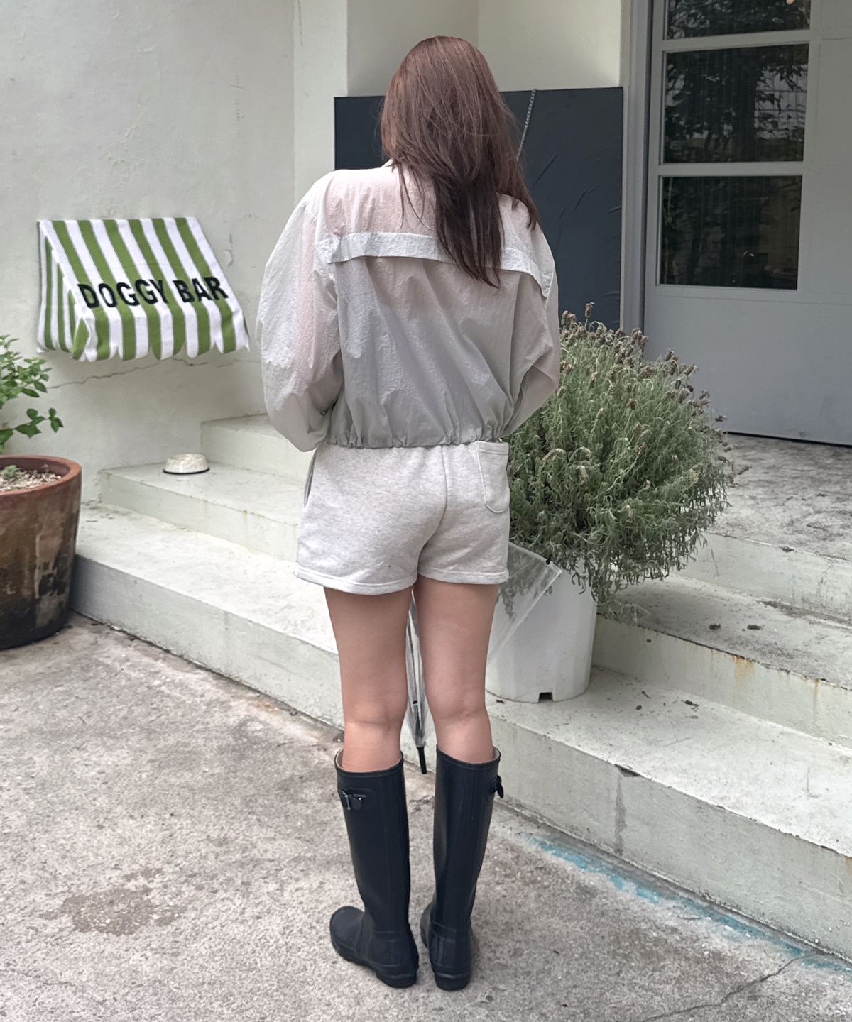 인지액티브(INJIACTIVE) Cotton Soft Banding Shorts 오트밀