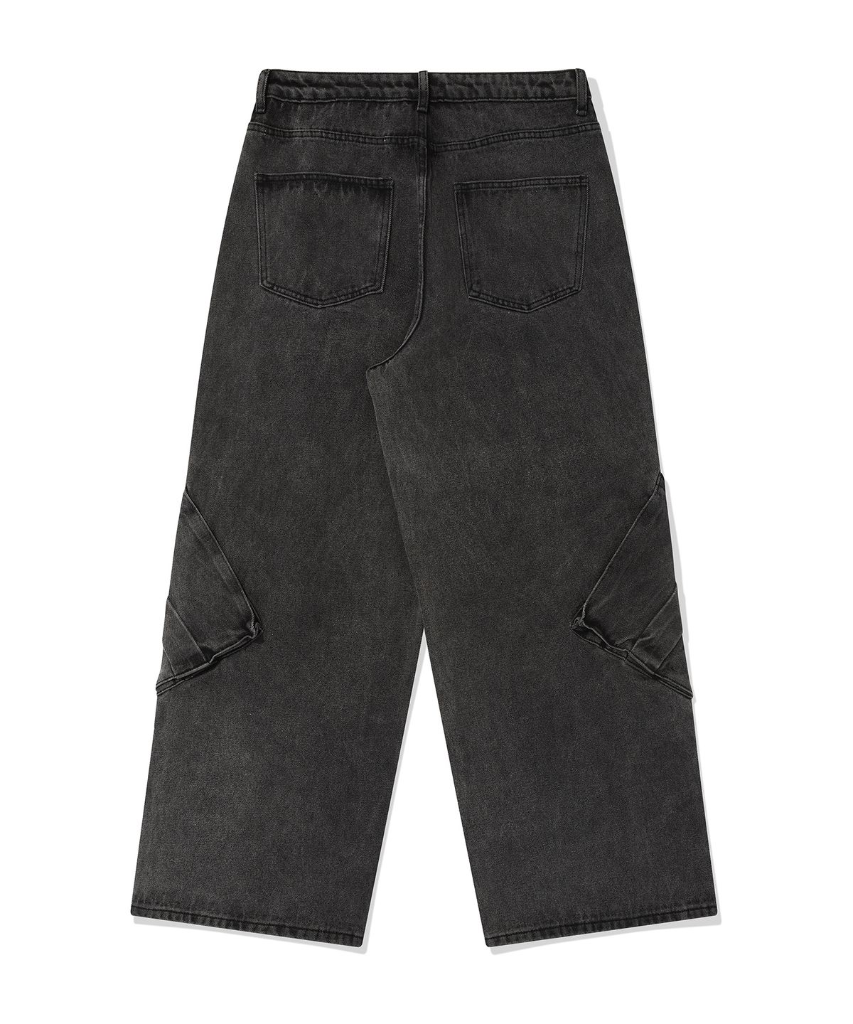 디스펑트(DYSFUNCT) OBLIQUE BIG CARGO DENIM PANTS