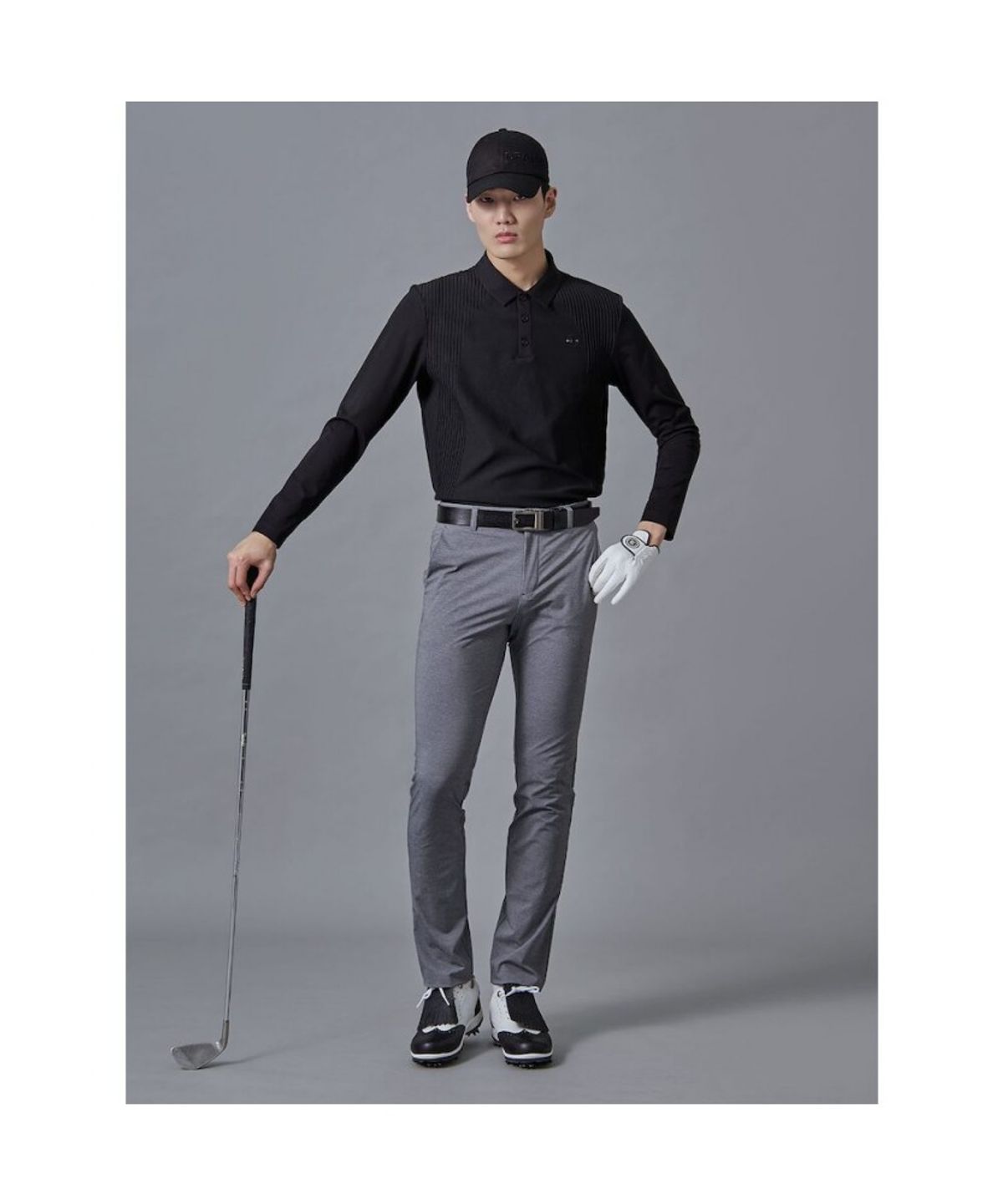 빈폴골프(BEANPOLE GOLF) 남성 경량 면터치 슬림 팬츠  애쉬