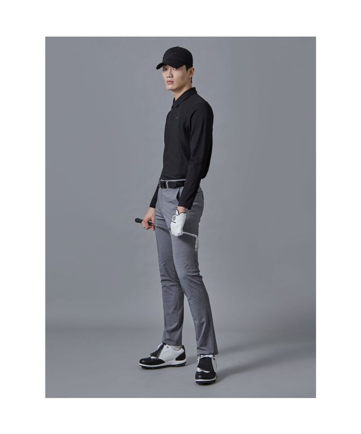빈폴골프(BEANPOLE GOLF) 남성 경량 면터치 슬림 팬츠  애쉬