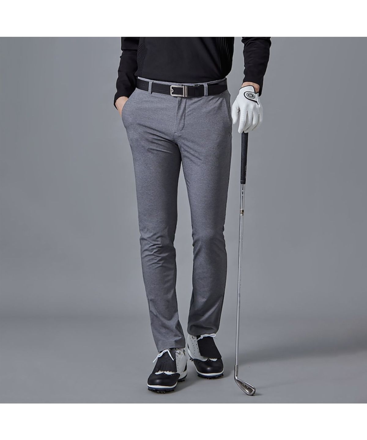 빈폴골프(BEANPOLE GOLF) 남성 경량 면터치 슬림 팬츠  애쉬