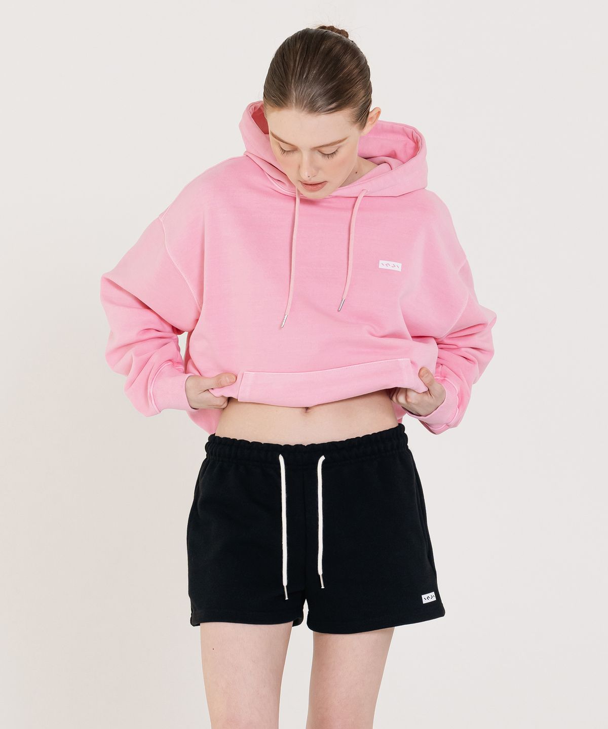 인지액티브(INJIACTIVE) Cotton Soft Banding Shorts 블랙