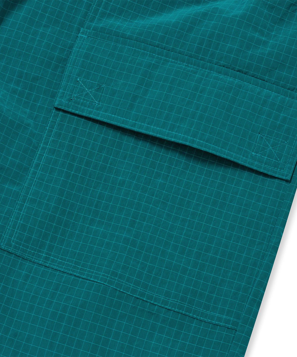 브라운브레스(BROWNBREATH) B POCKET NYLON SHORTS - BLUE GREEN