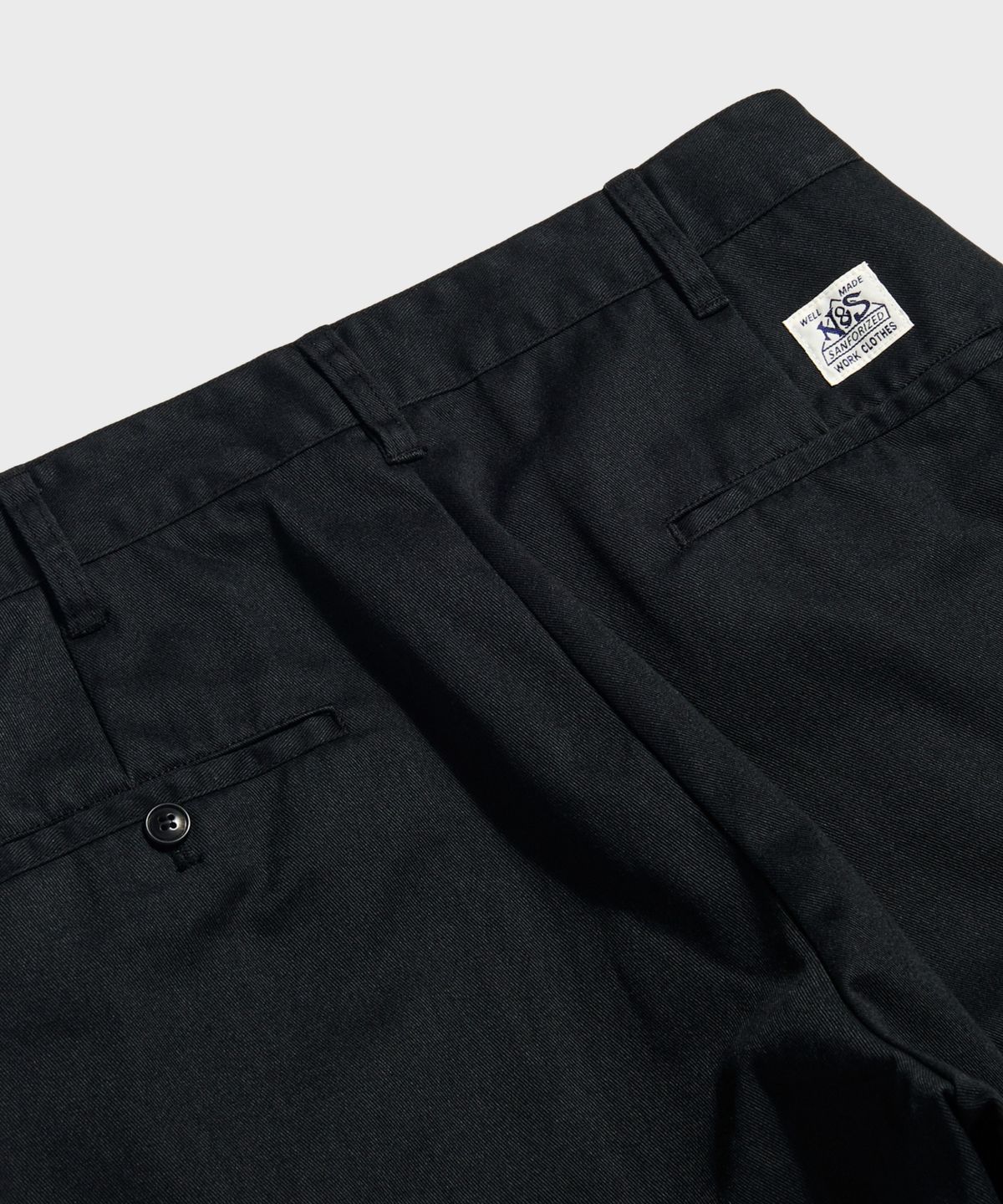 브론슨(BRONSON) 1970s Straight-Leg Work Pants Black