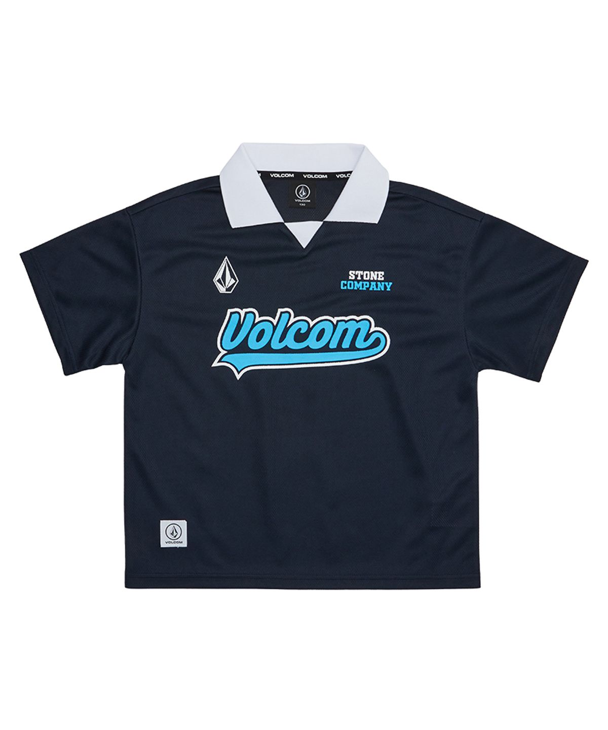 볼컴 키즈(VOLCOM KIDS) 풋볼 카라 저지 반팔 티셔츠 D5M003