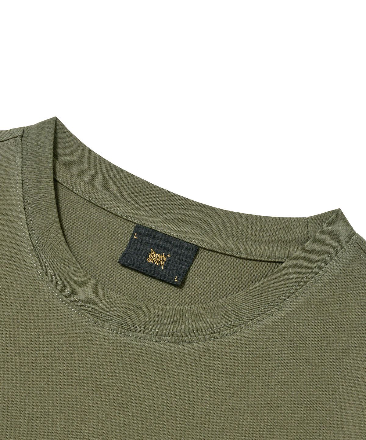 브라운브레스(BROWNBREATH) CURSORILY TEE - KHAKI