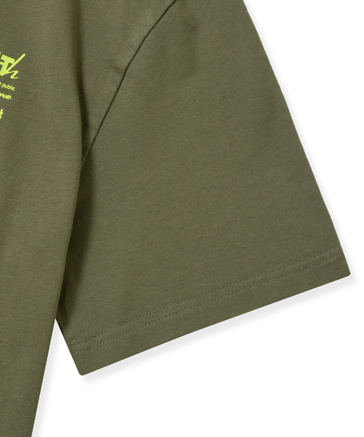 브라운브레스(BROWNBREATH) CURSORILY TEE - KHAKI