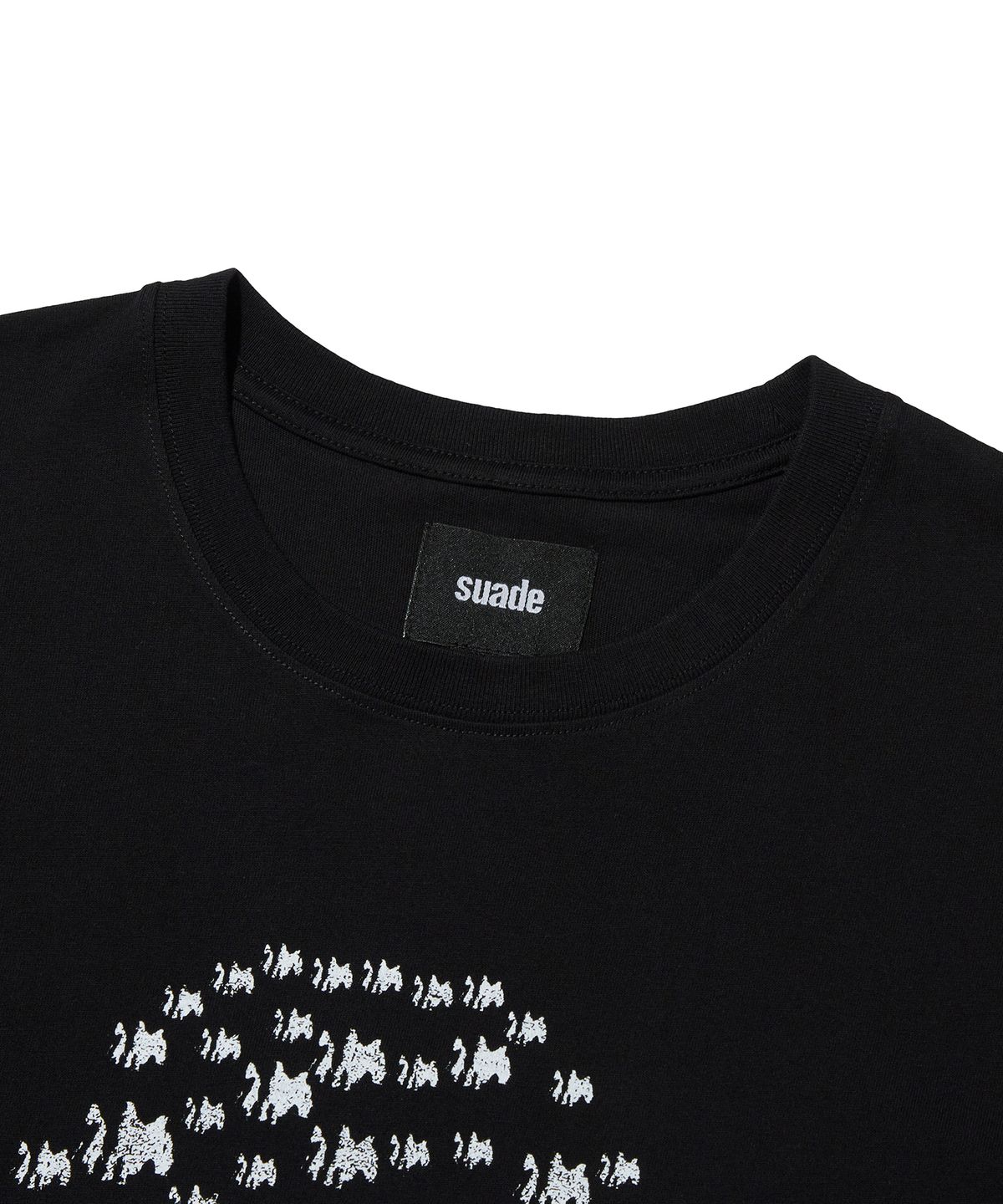 스웨이드(SUADE) ALBINO SKULL TEE [BLACK]