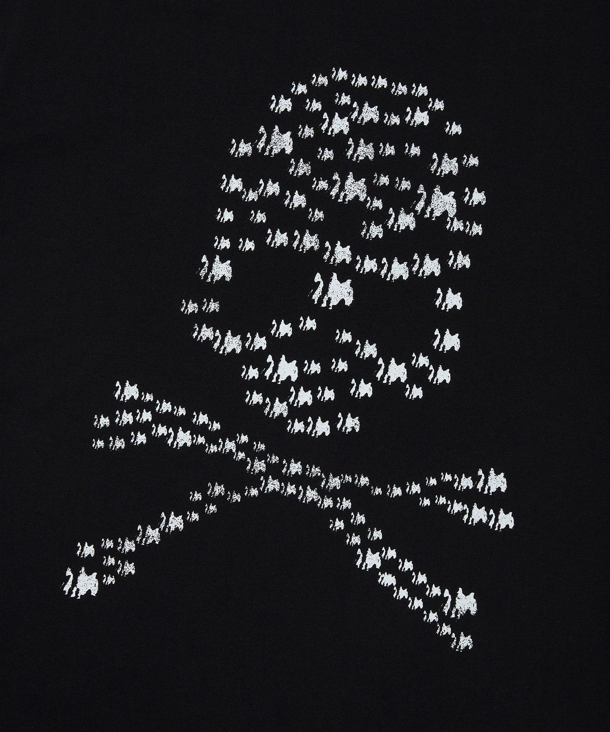 스웨이드(SUADE) ALBINO SKULL TEE [BLACK]