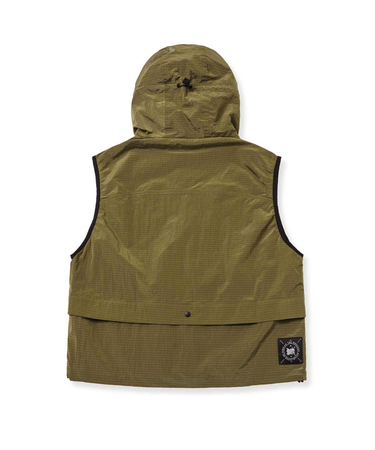 브라운브레스(BROWNBREATH) TAG LIGHT HOOD VEST - BROWN