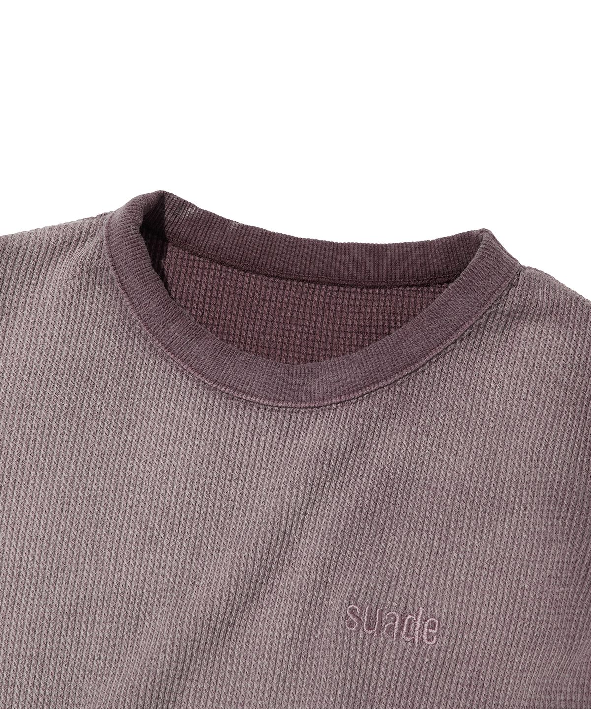 스웨이드(SUADE) WASHED THERMAL LOGO TEE [BROWN]