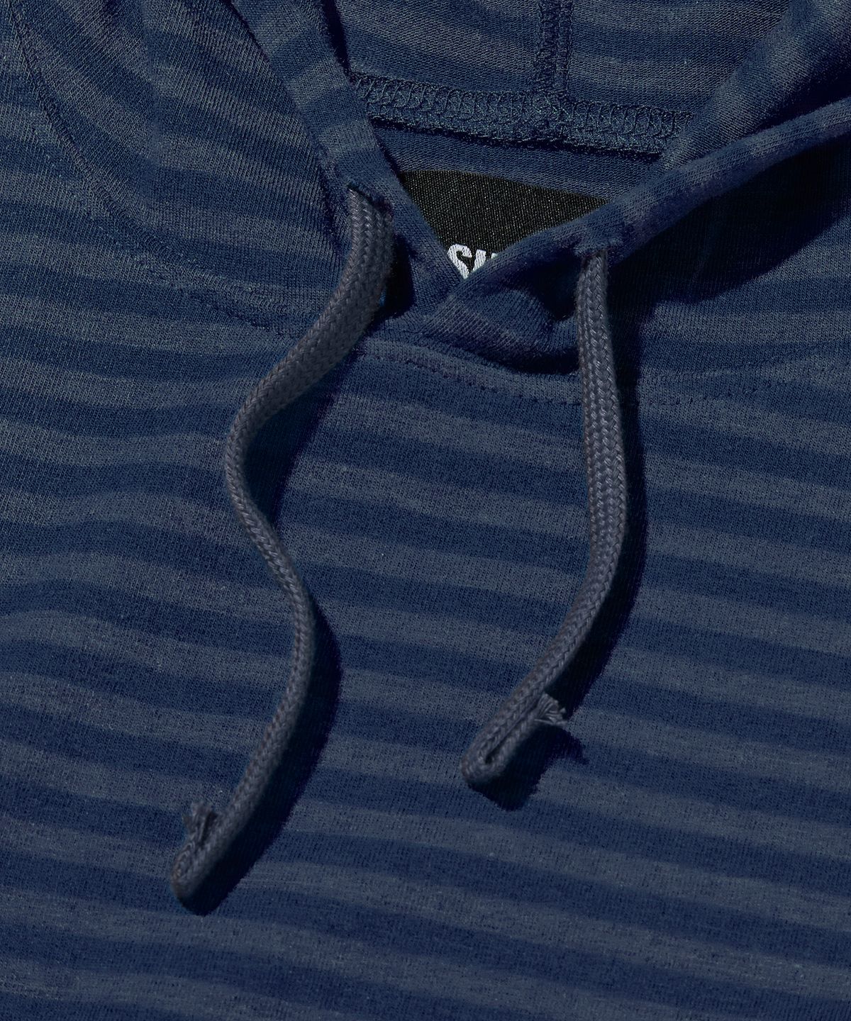 스웨이드(SUADE) STRIPE HOODED TEE [BLUE]