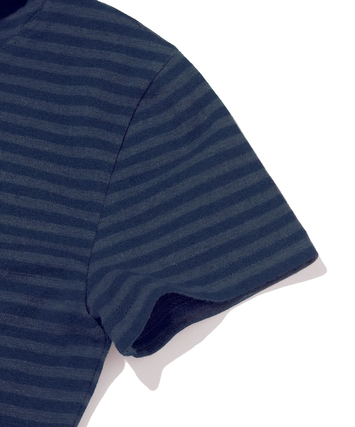 스웨이드(SUADE) STRIPE HOODED TEE [BLUE]
