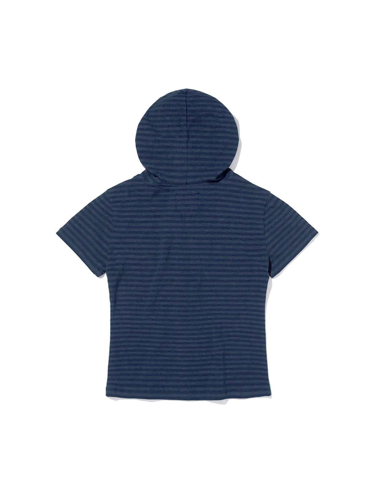 스웨이드(SUADE) STRIPE HOODED TEE [BLUE]