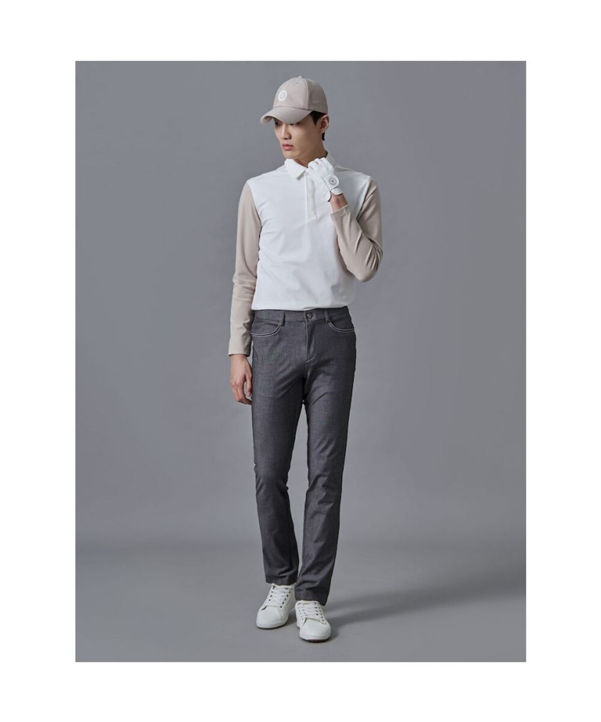 빈폴골프(BEANPOLE GOLF) 남성 데님라이크 슬림 팬츠  애쉬