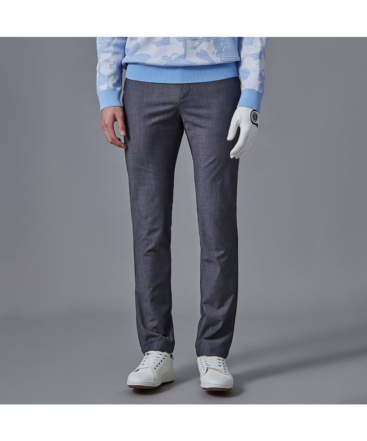 빈폴골프(BEANPOLE GOLF) 남성 데님라이크 슬림 팬츠  네이비